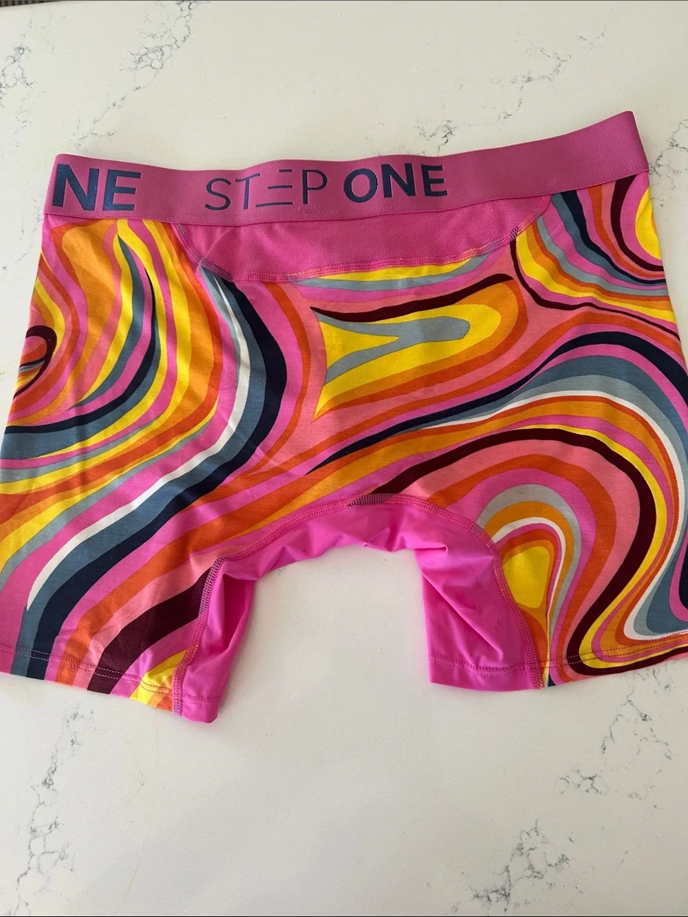 STEP ONE 3D Comfort Pouch - Boxer Brief, Large, Trippy, NWT